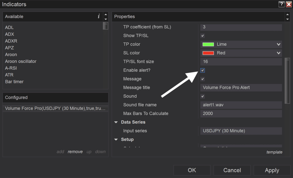 Volume Force Pro Indicator for NT8