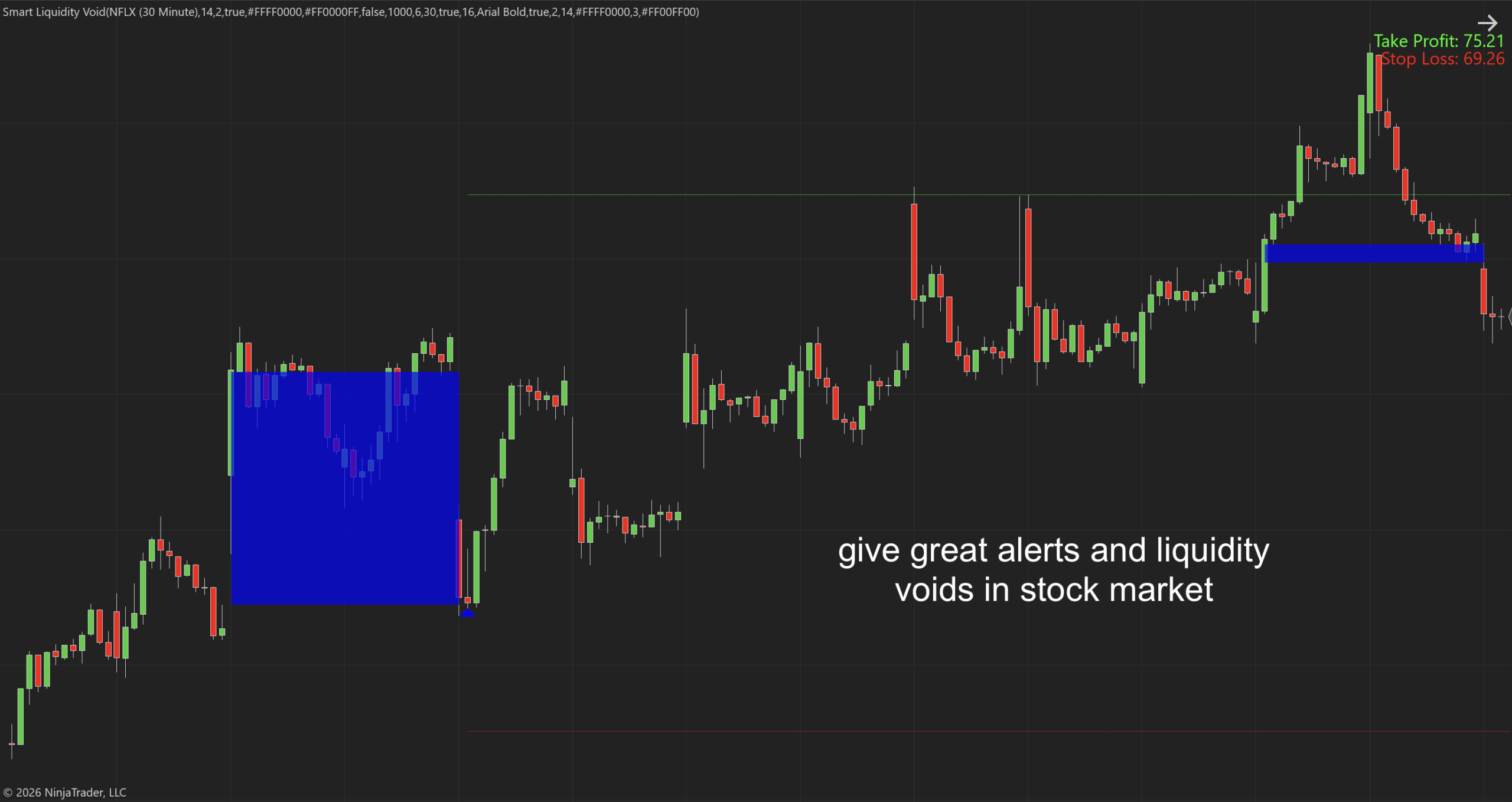 Smart Liquidity Void Indicator for NinjaTrader